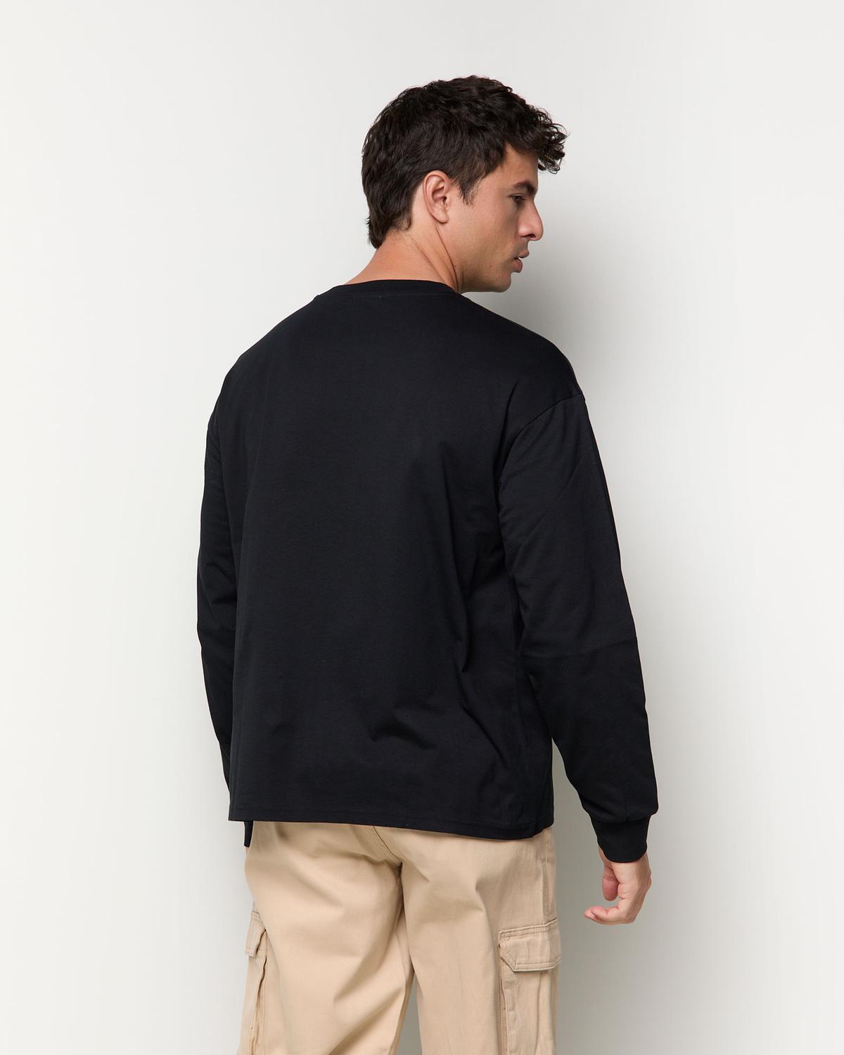 Remera Relaxed - Black
