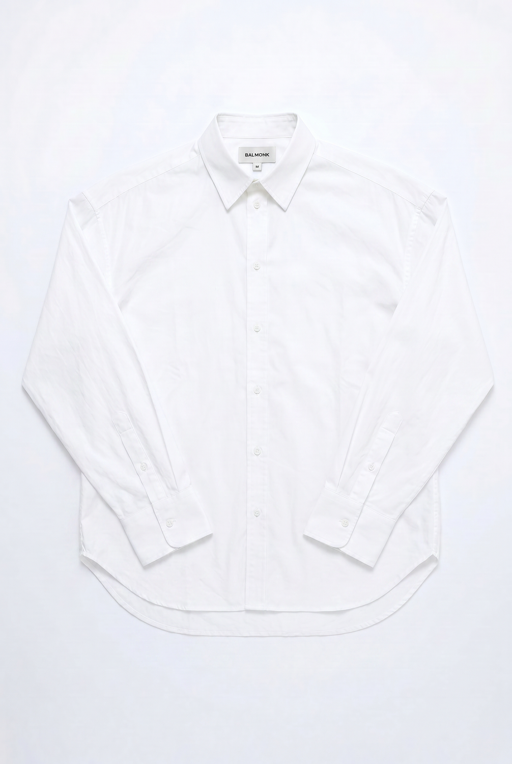Camisa Oversize Basic Poplin - White Melange