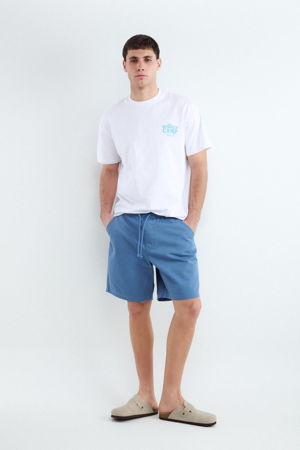 Remera Relaxed Print Summer - White