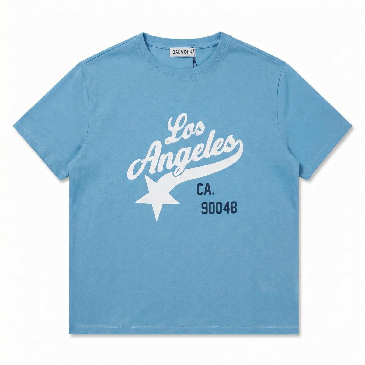 Remera Regular La - Light Blue