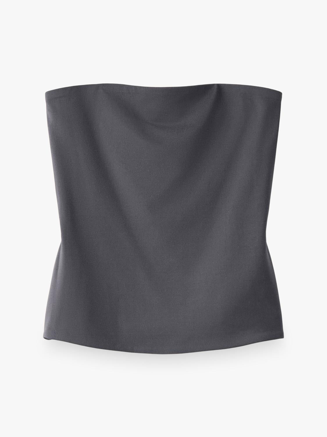 Remera Bandeau Set Poliamida - Dark Grey