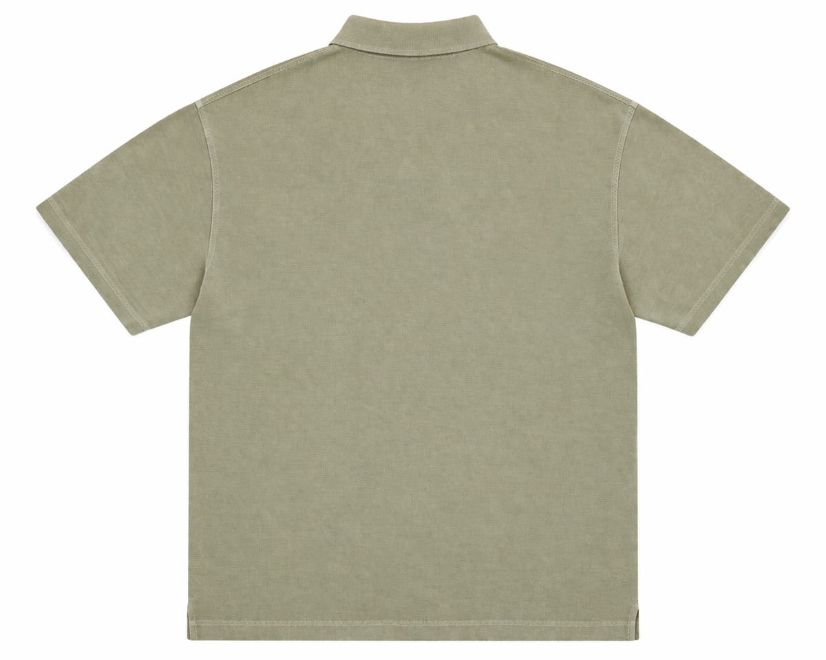 Camisa Regular Fit Basic - Forest Green