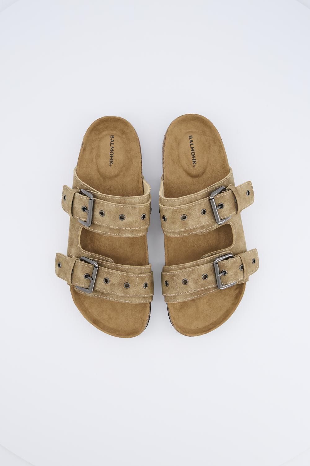 Sandalia BIO BUCKLE - Deep Taupe