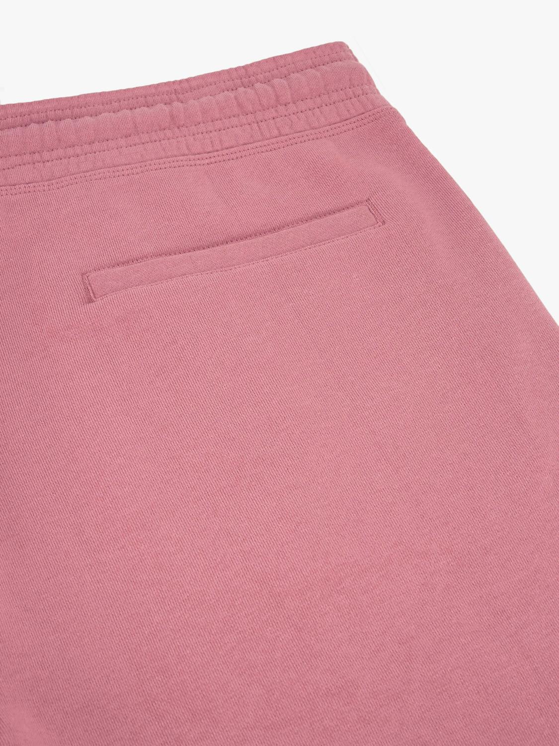 Short Regular Fit Washed Terry - Bright Red