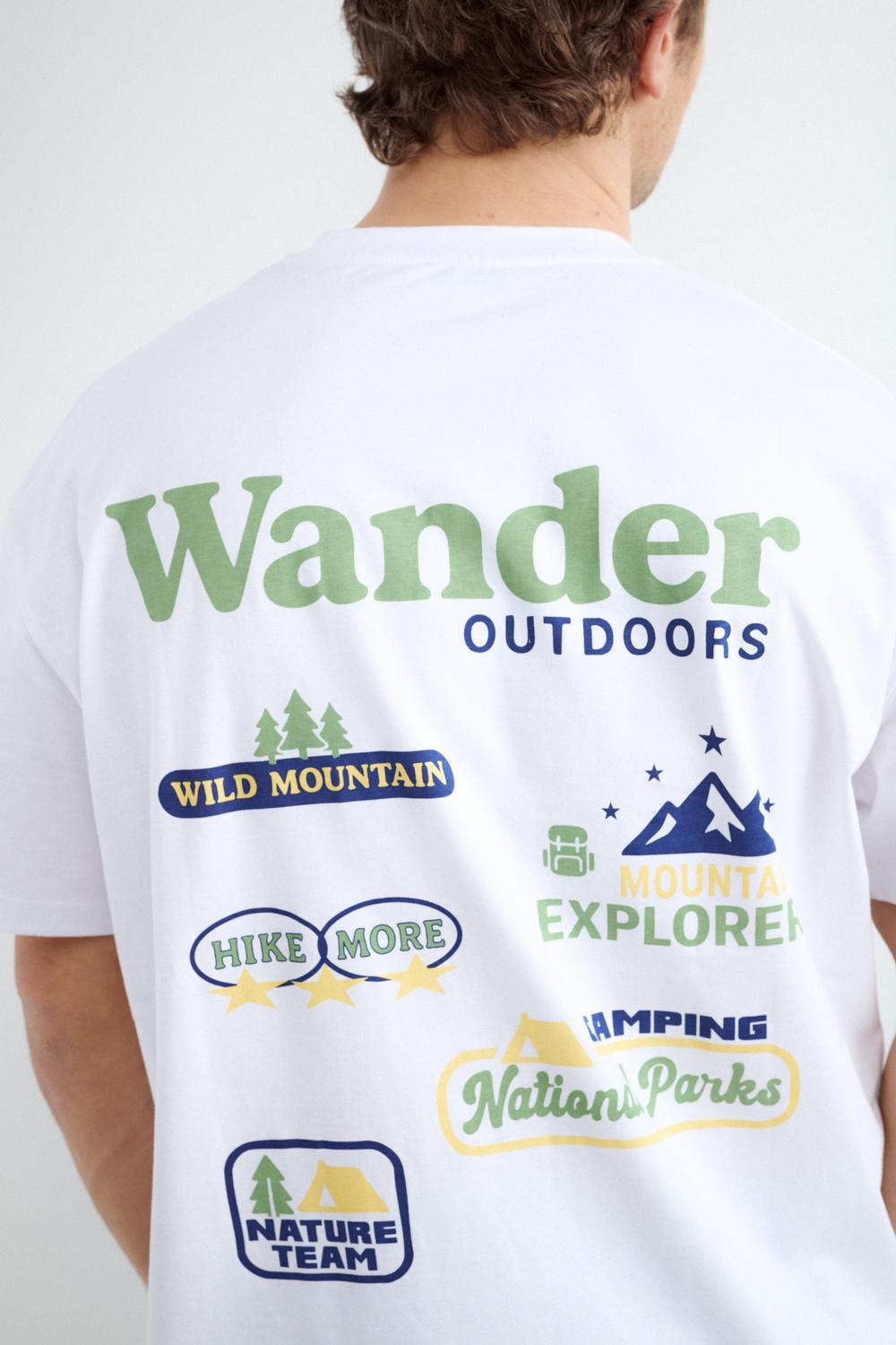 Remera Relaxed Summer Camp - White