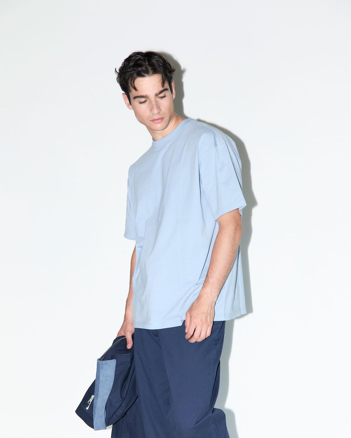 Remera Relaxed - Dusty Blue