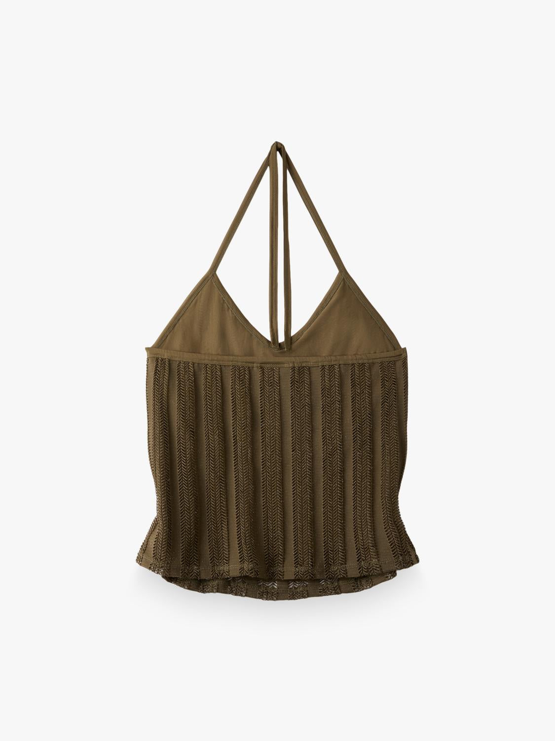 Top Slim Straps Kakhi - Khaki