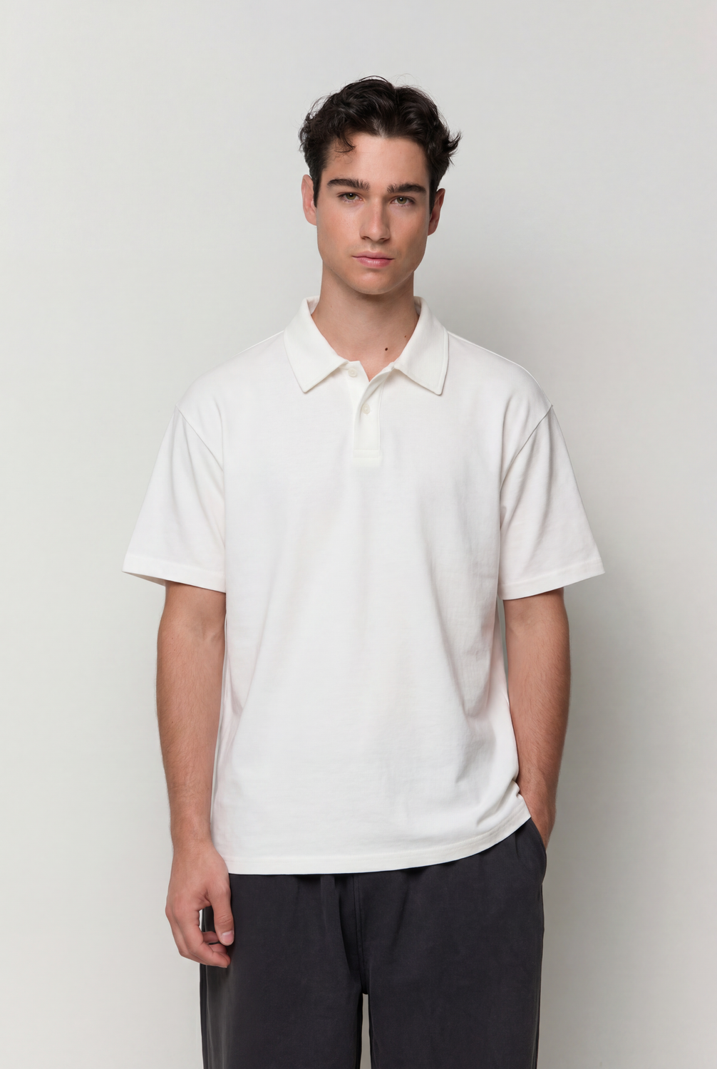 Camisa Regular Fit Basic - White
