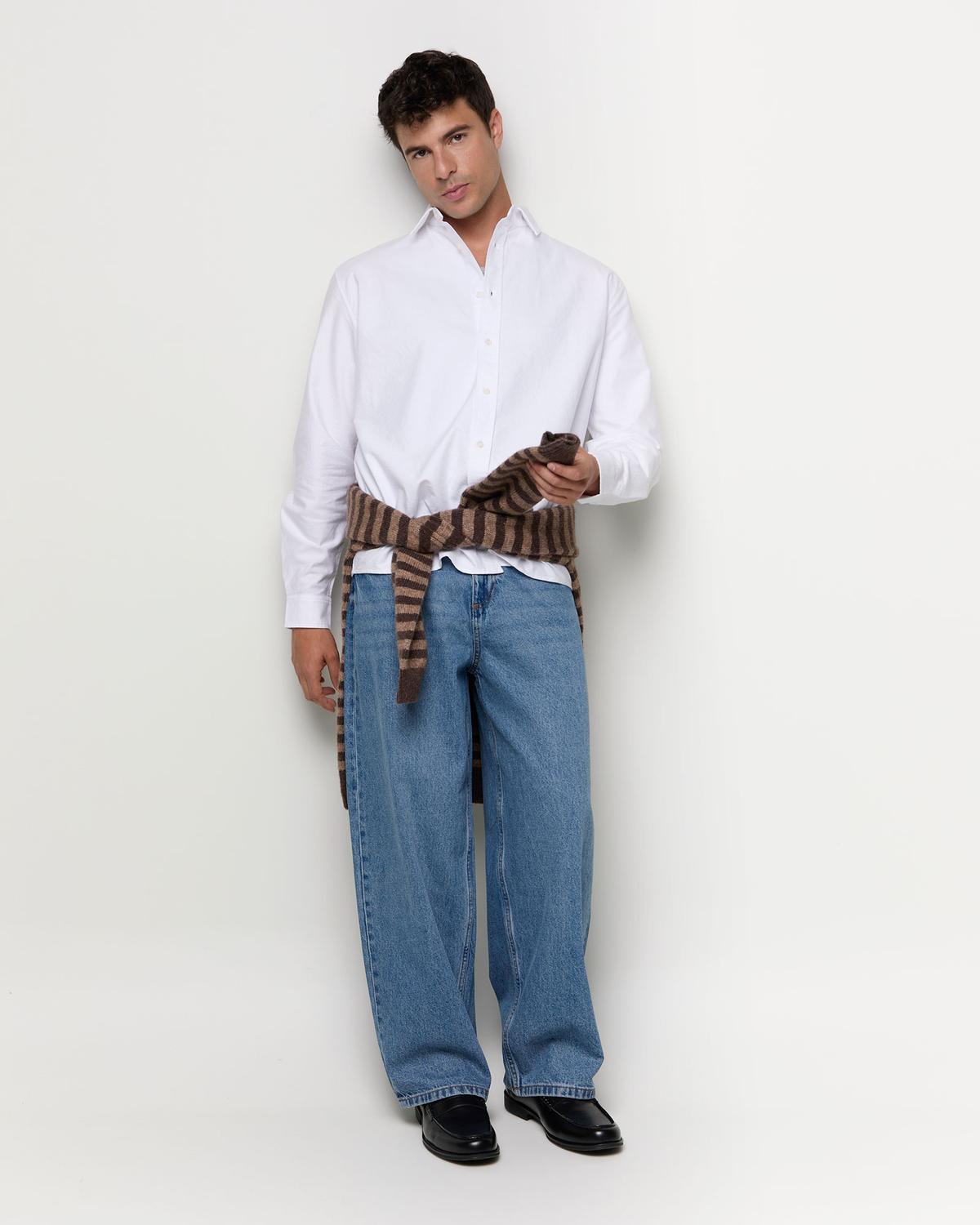 Camisa Regular Fit Oxford - White