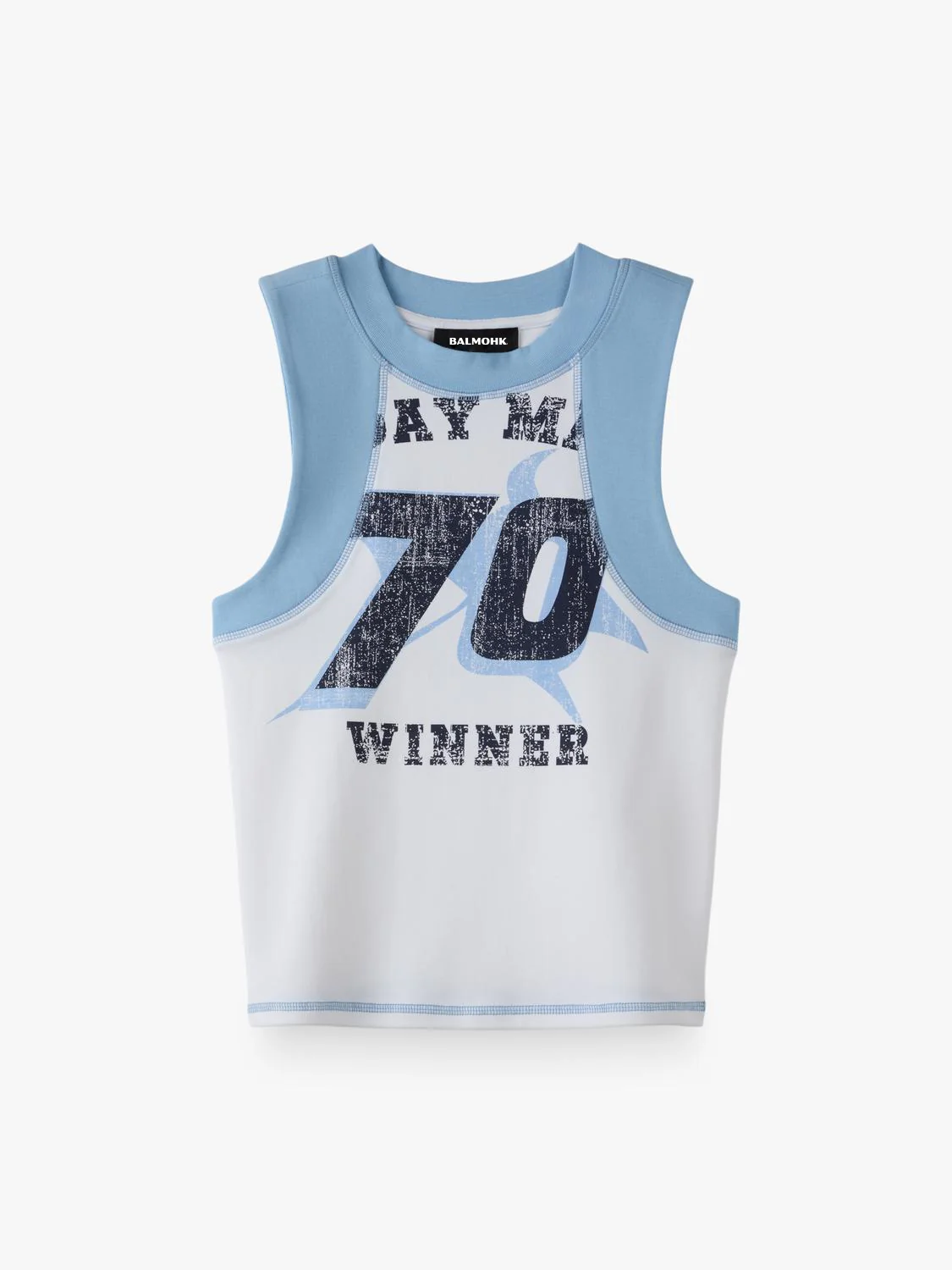 Top Tank Print - Classic Blue