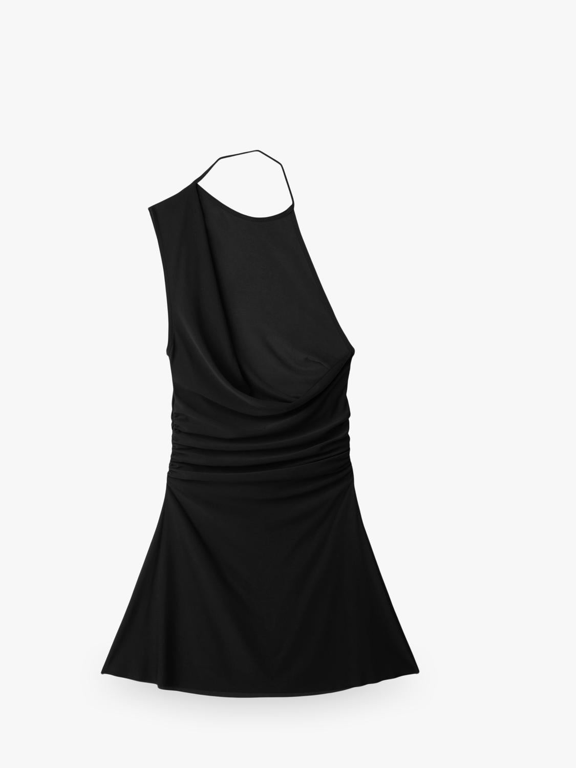 Vestido Circular Back Detail - Black