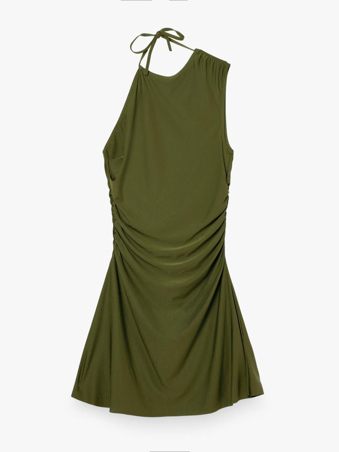 Vestido Circular Back Detail - Classic Green