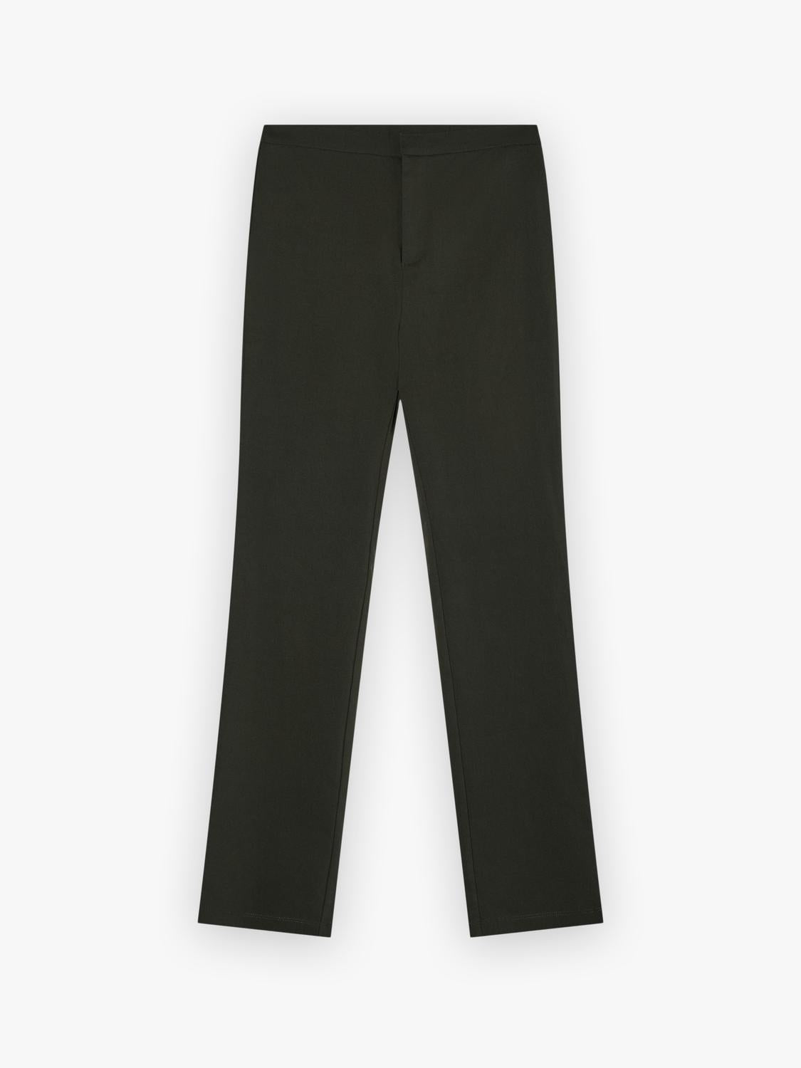Pantalón Straight Cropped - Concrete Grey