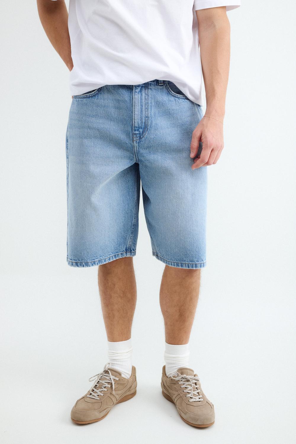 Bermuda de Jean SKATER FIT PABLO - Medium Blue Denim