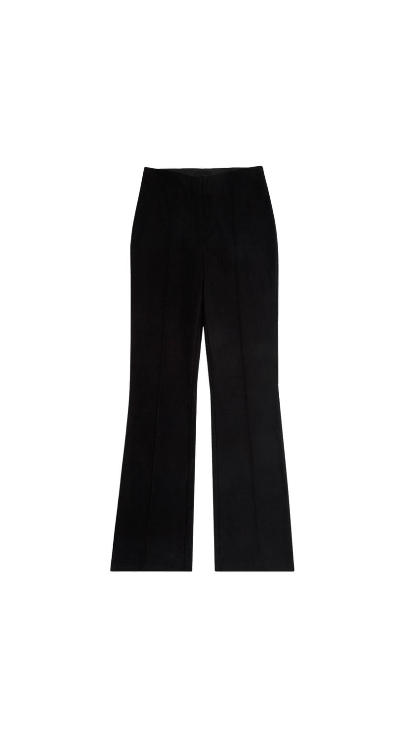 Pantalón Straight Cropped - Black