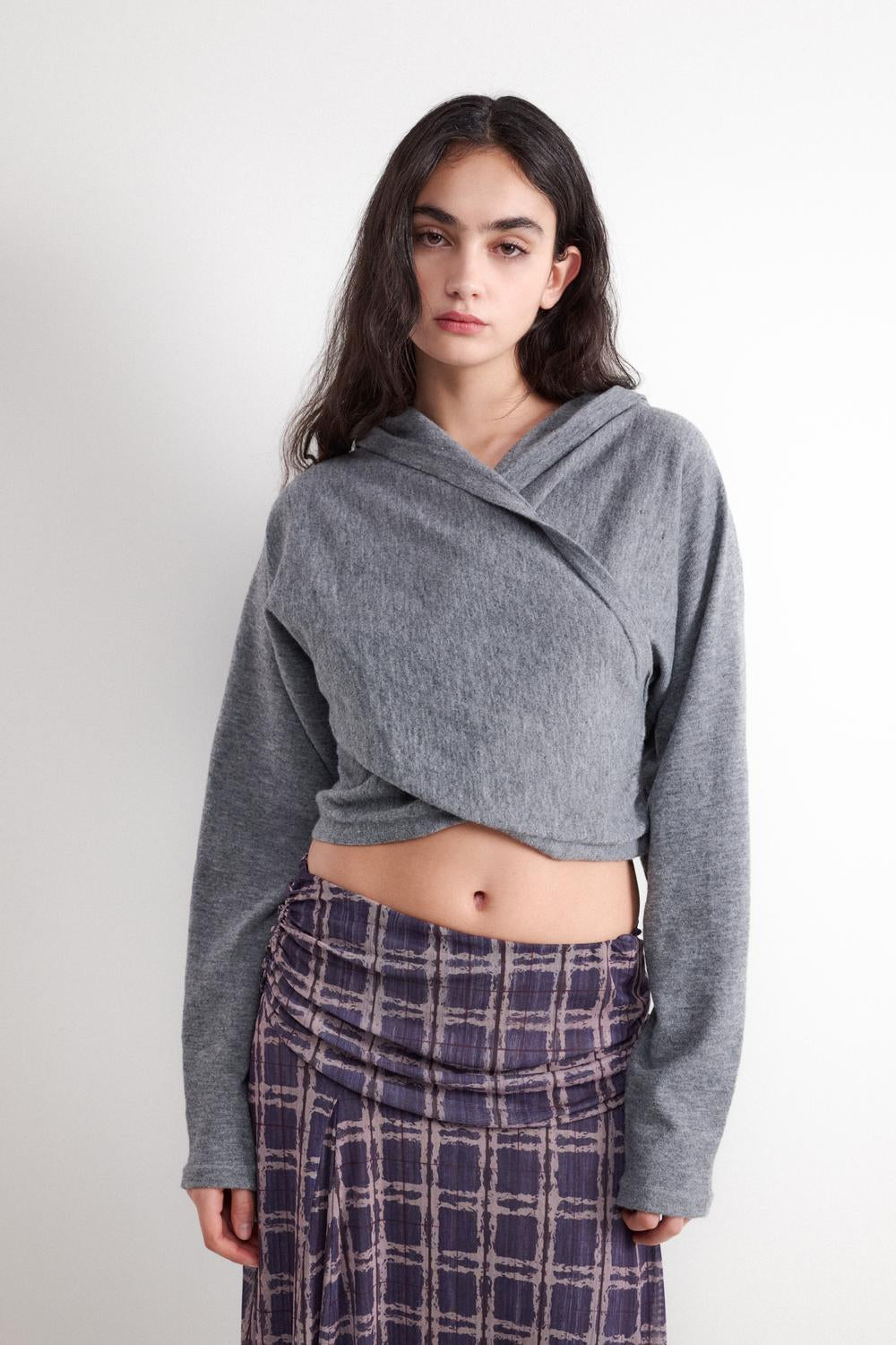 Cardigan - Grey Melange