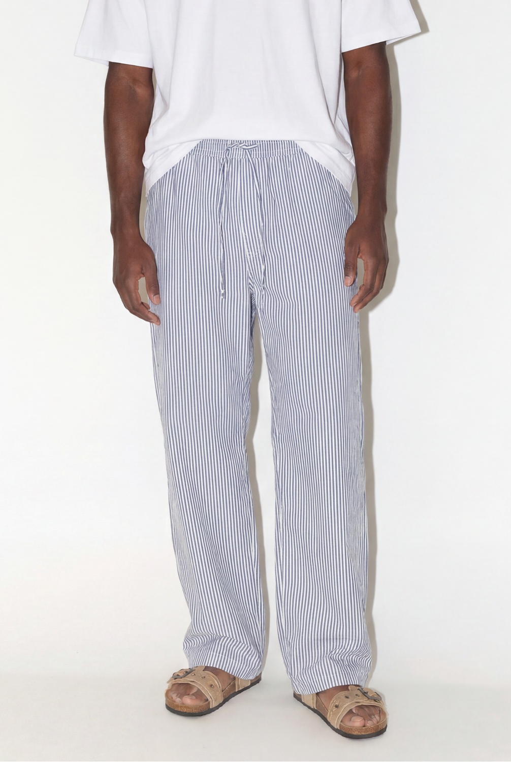 Pantalón Rustic Blue Stripes Jogger - Light Blue