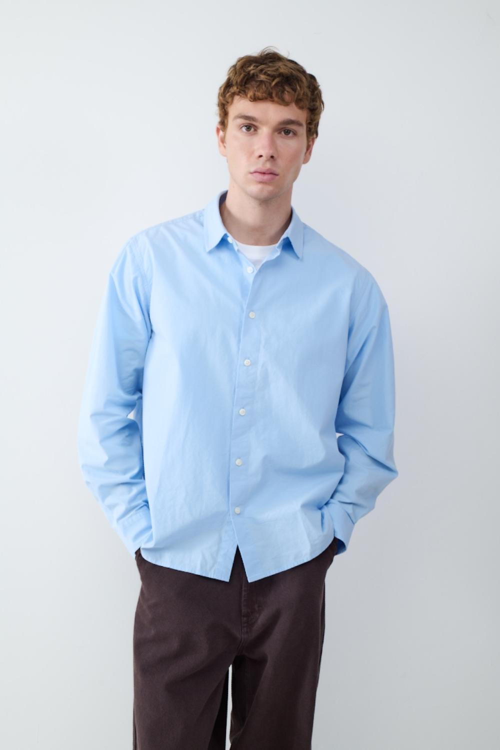 Camisa Oversize Retiro - Light Blue