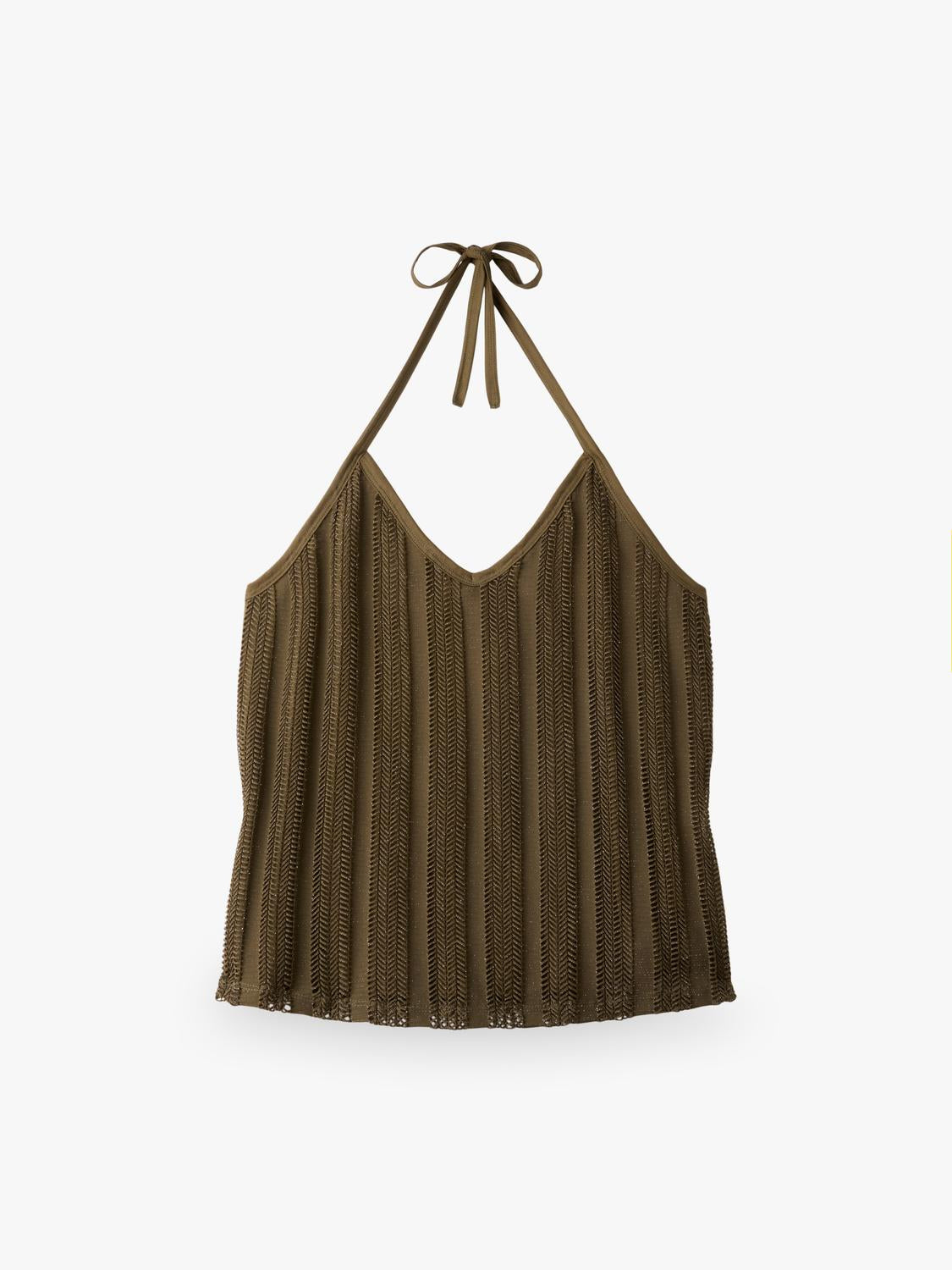 Top Slim Straps Kakhi - Khaki