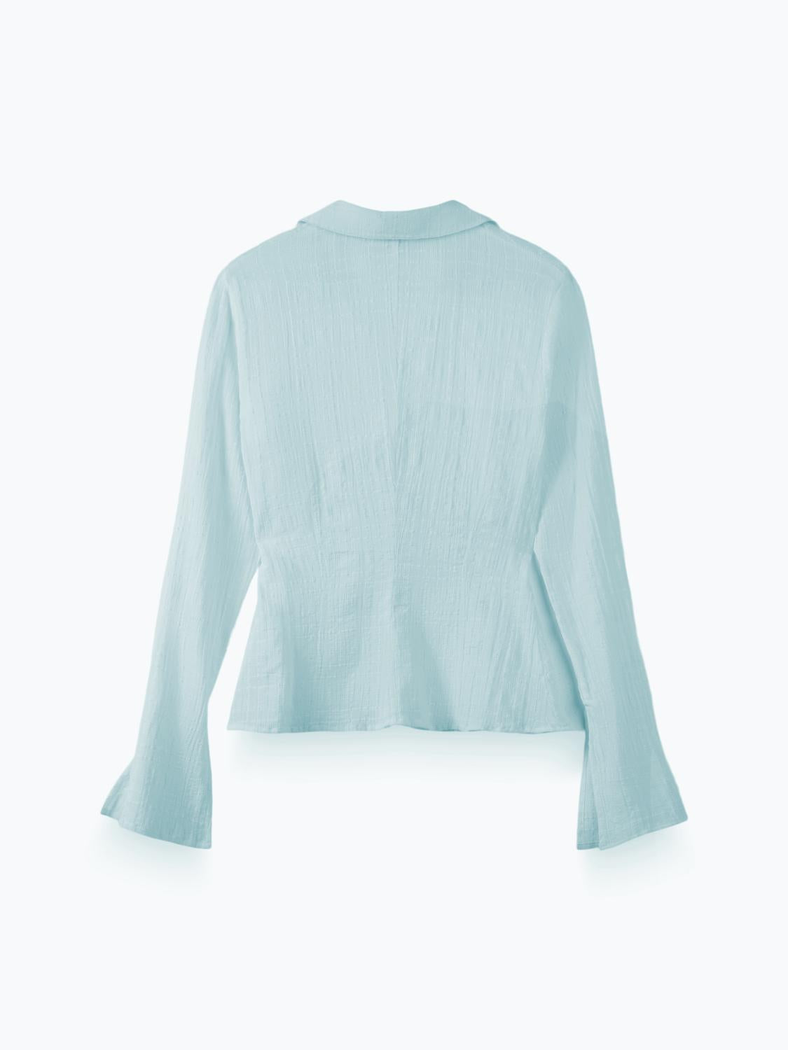 Camisa Texture - Light Blue