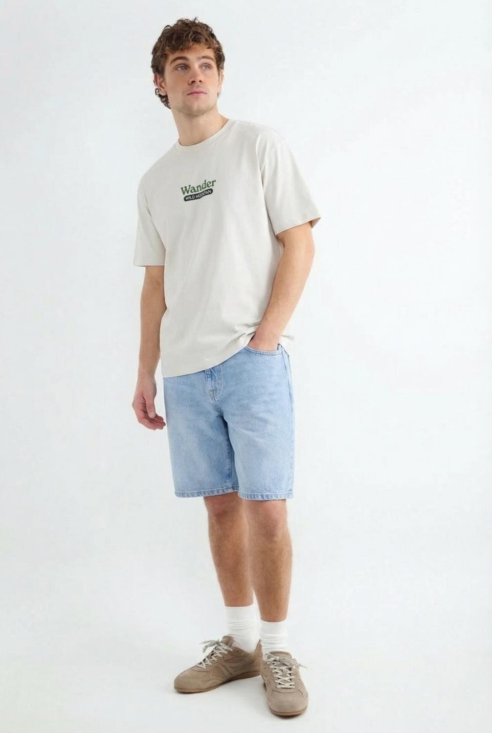 Bermuda de Jean REGULAR FIT OTTO - Light Blue