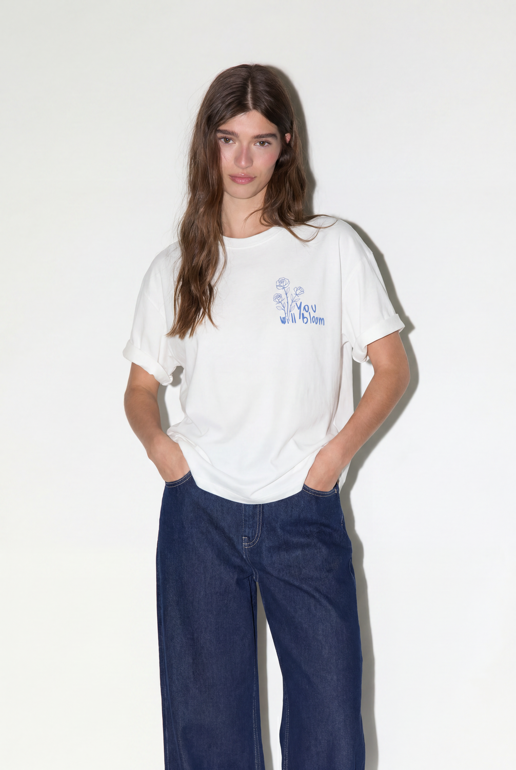 Remera Oversize Botanic - White