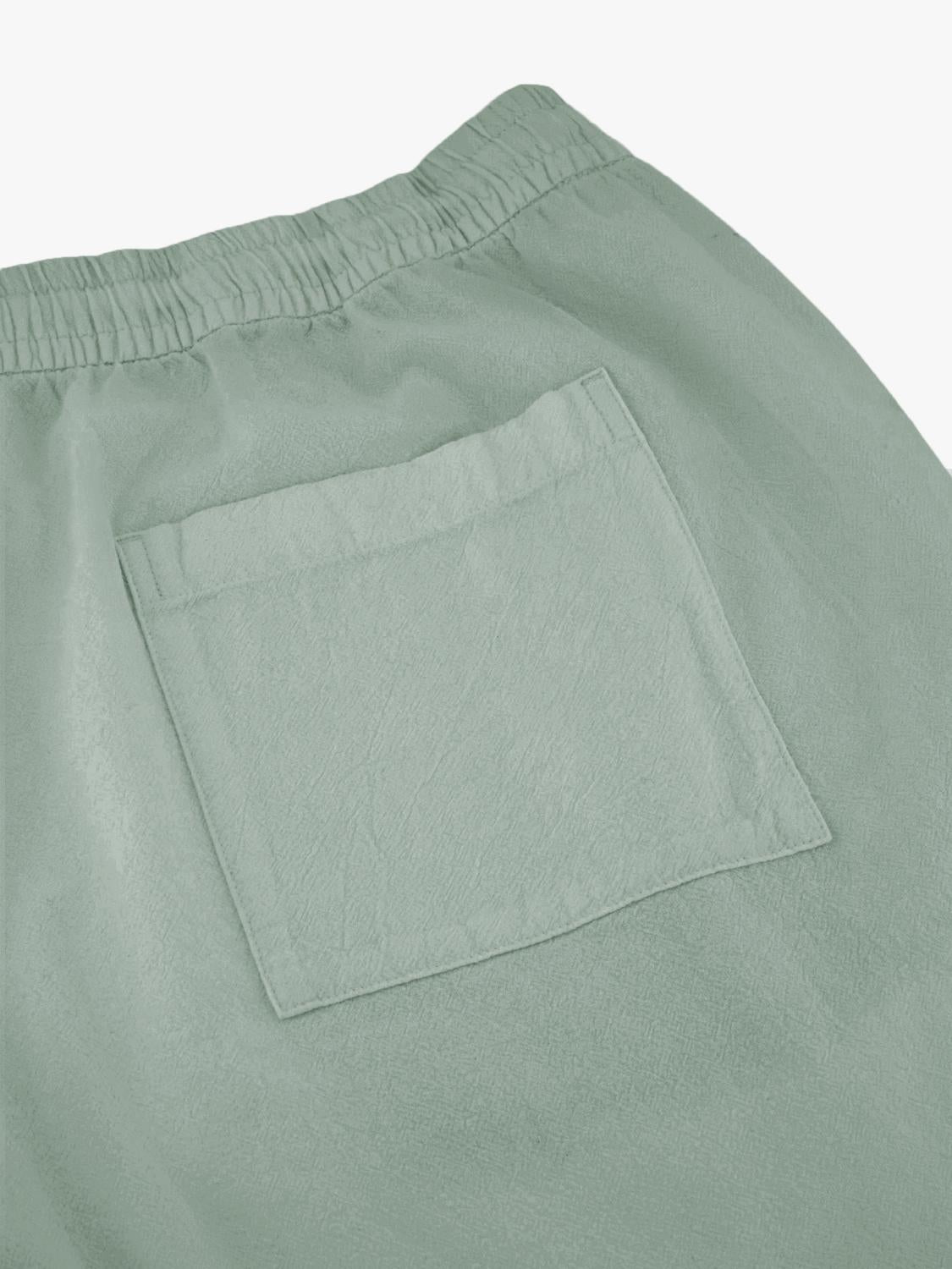 Bermuda JOGGER LIGHT COTTON - Forest Green