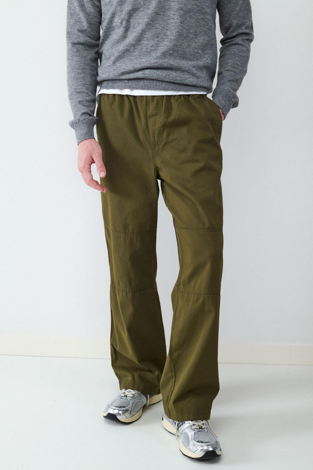 Pantalón STRAIGHT FIT ELASTIC NACHO - Khaki