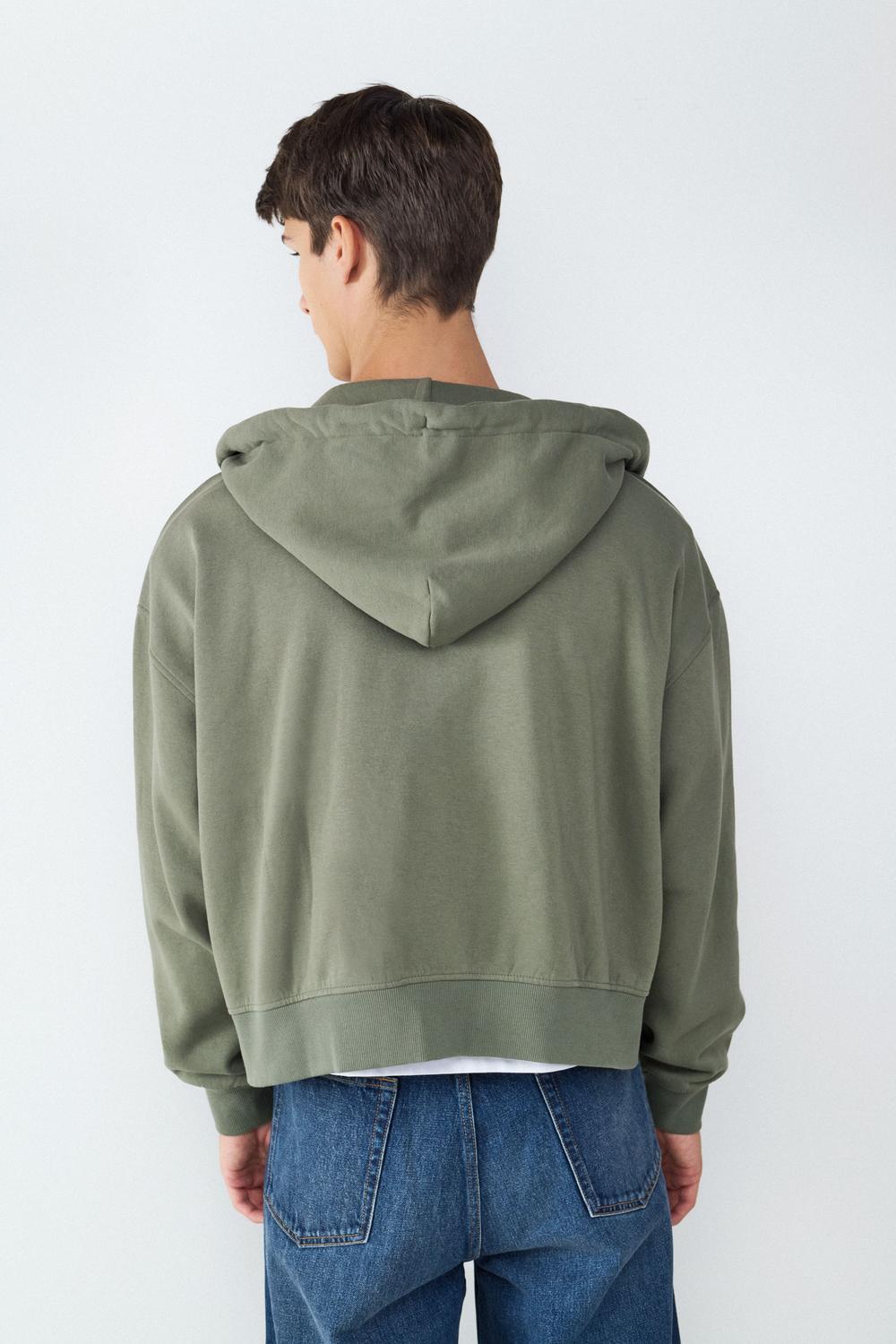 Buzo Regular Fit Zip Up - Mulled Basil