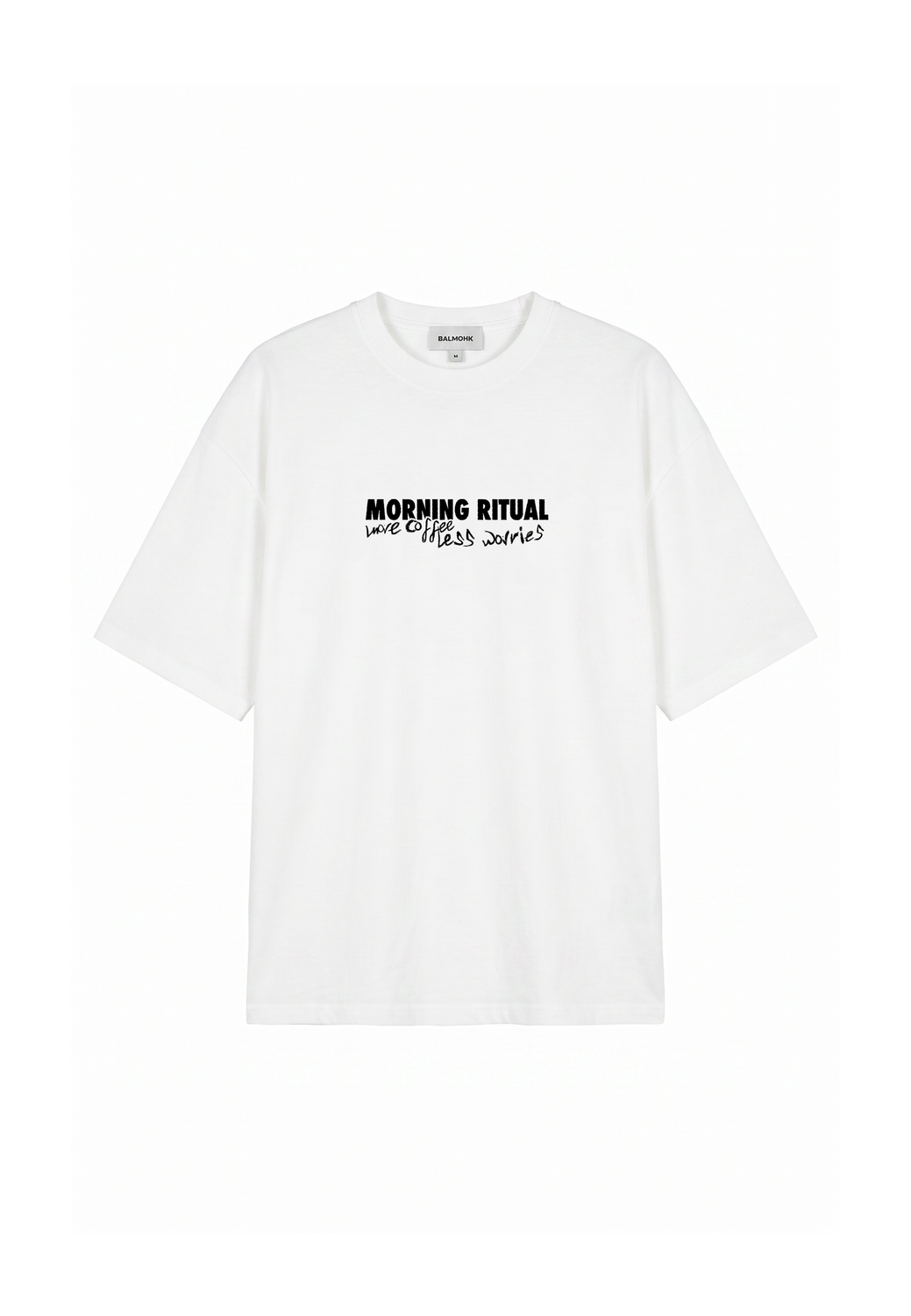 Remera Relaxed Coffee Society - White