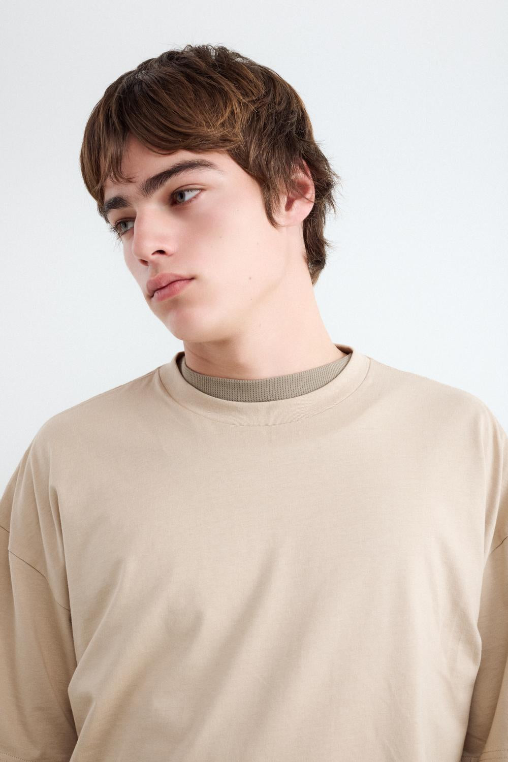Remera Boxy - Deep Taupe