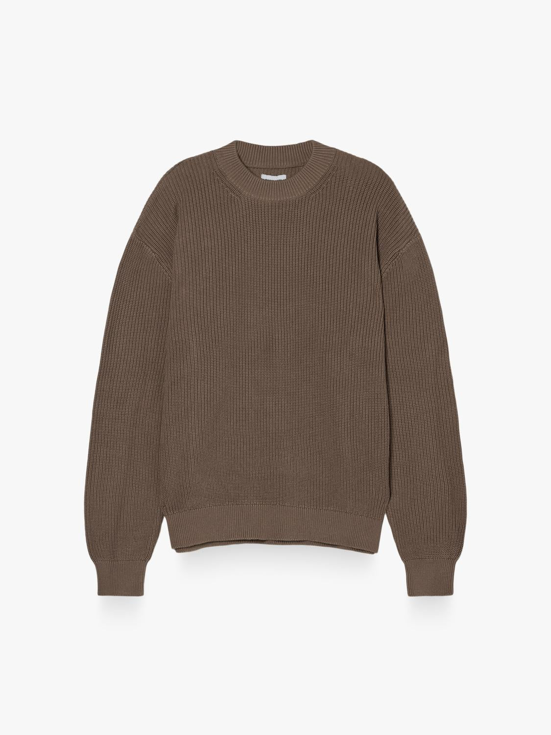 Sweater Relaxed Fit Summer Cotton - Brown Out