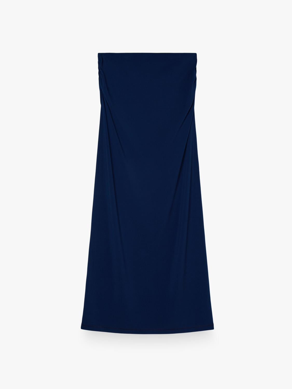 Pollera Midi Poliamida - Navy Blue