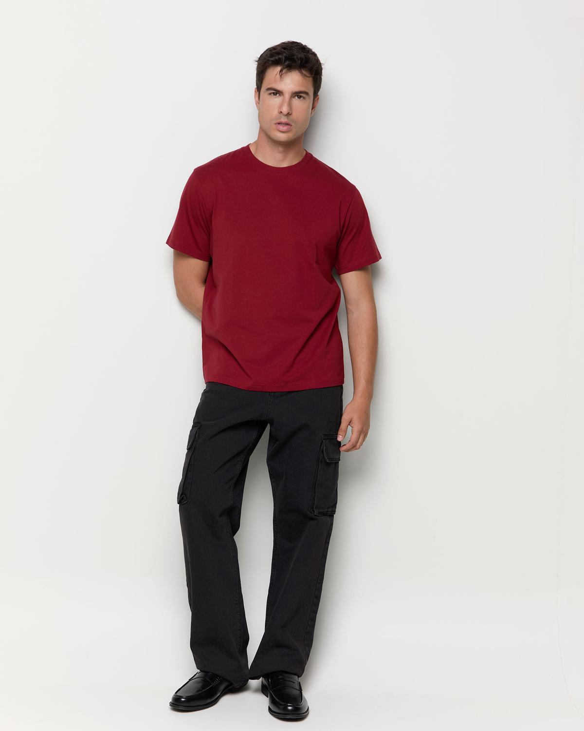 Remera Regular - Merlot