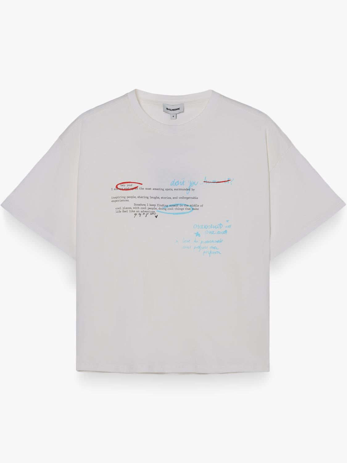 Remera OVERSIZE FIT LETTER BOXY