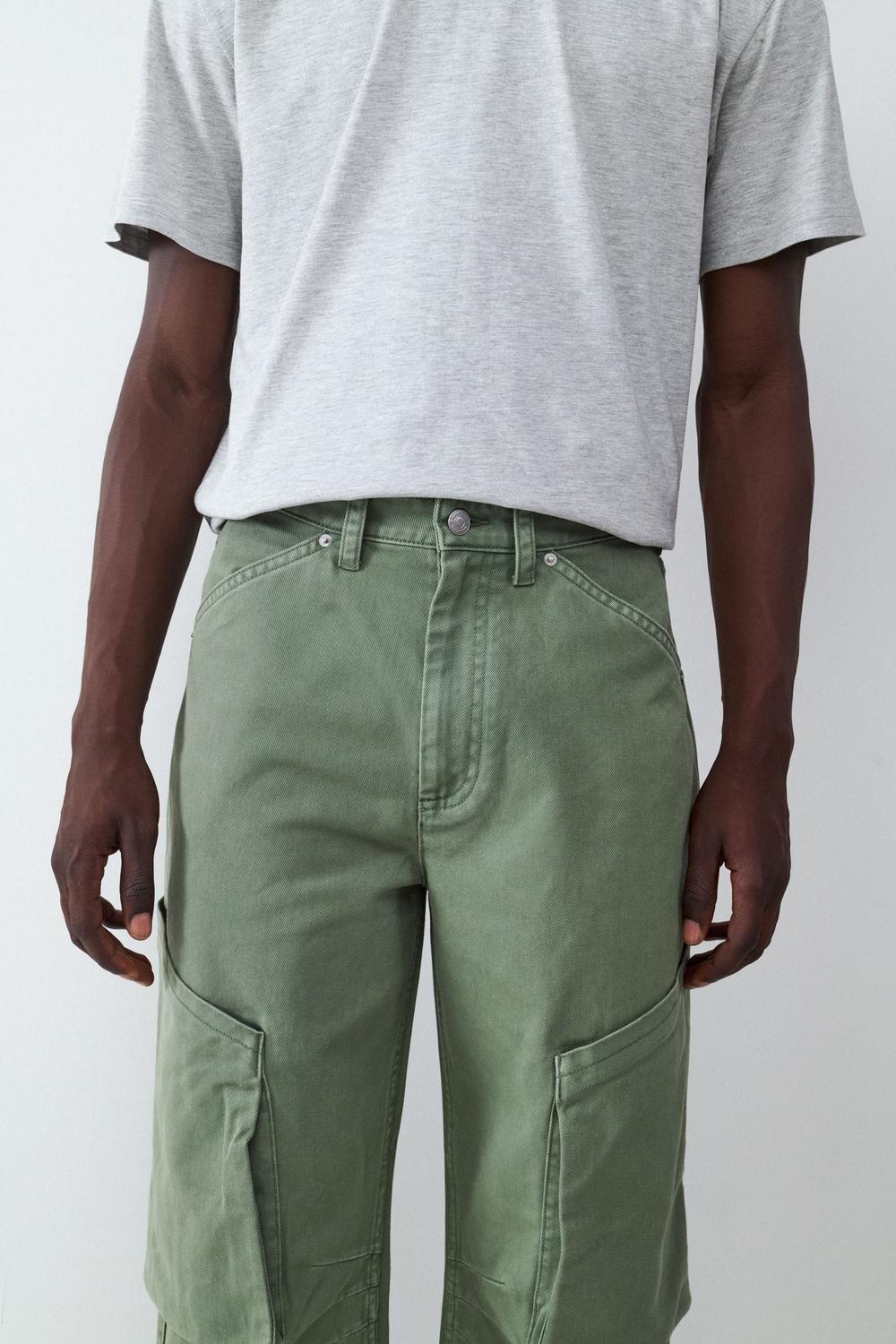 Pantalón CARGO LOOSE FIT - Beige