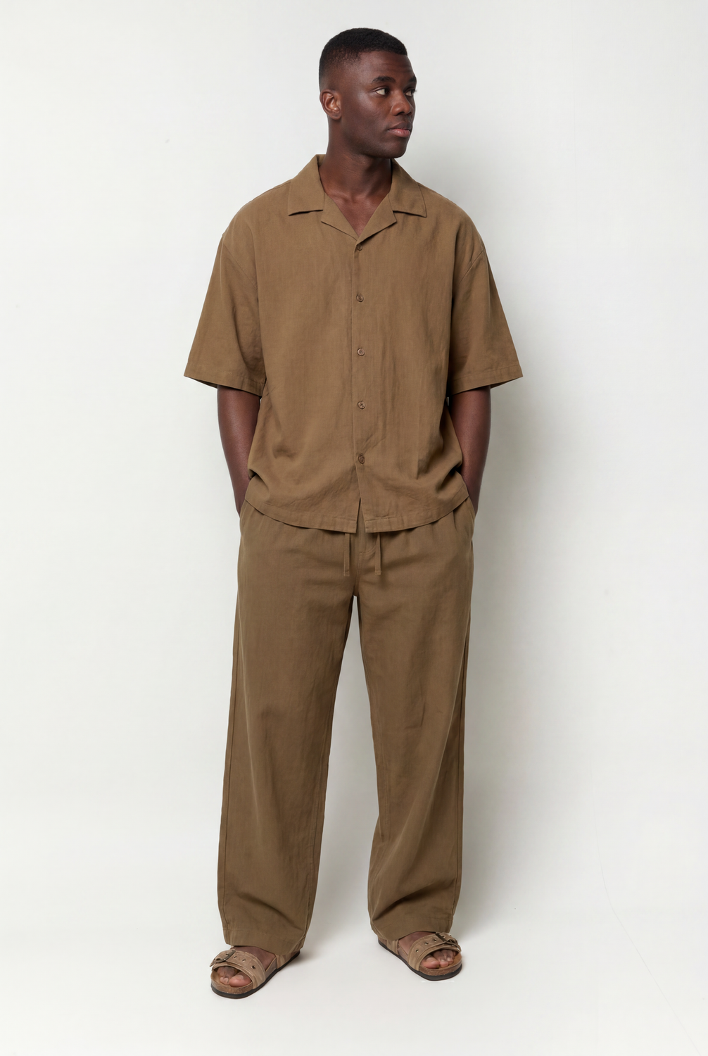 Pantalón JOGGER LIGHT COTTON - Brown Out
