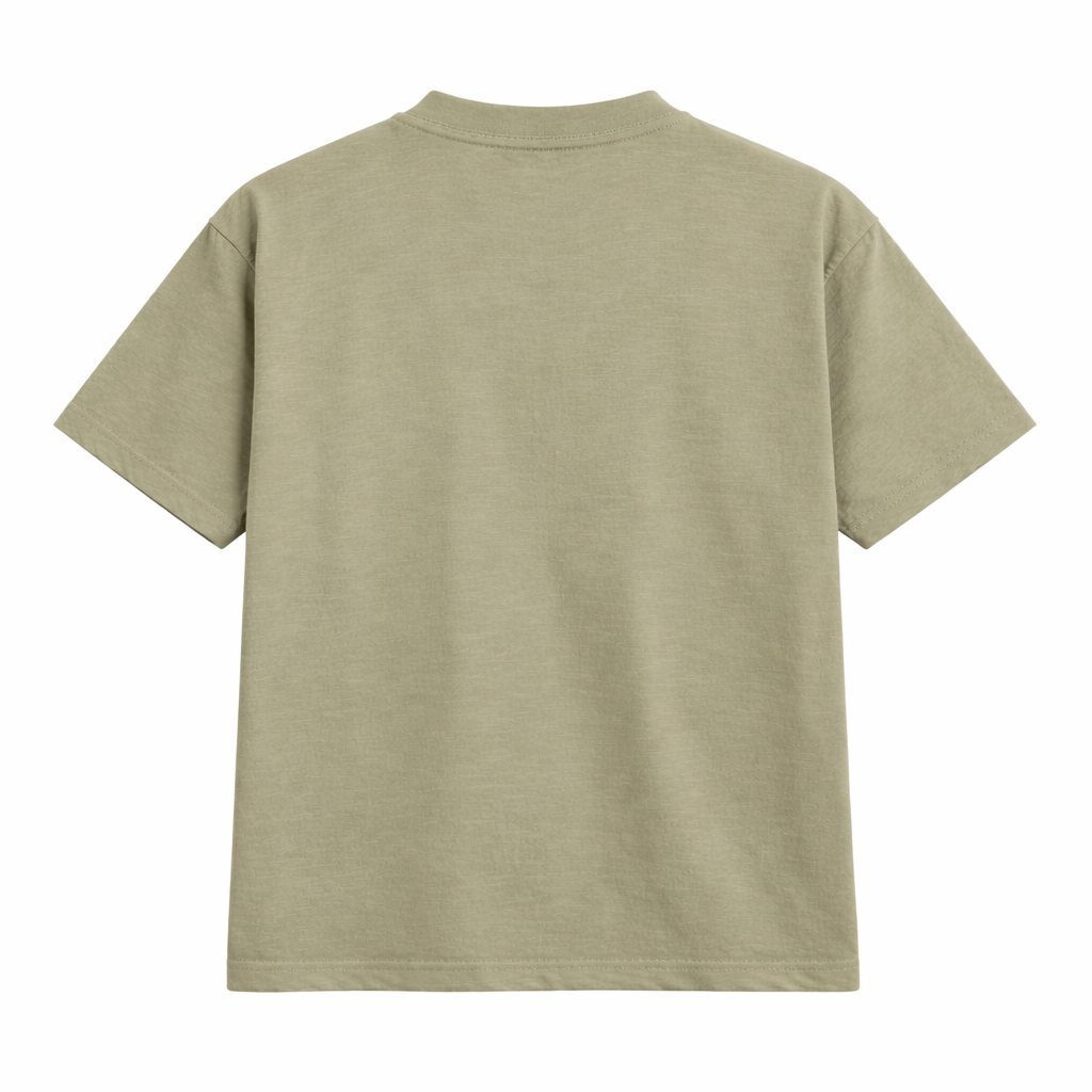 Remera Boxy Washed - Classic Green