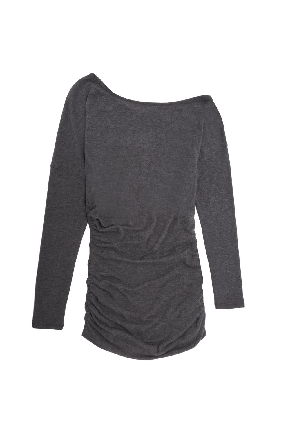 Vestido Slim Mini Assymetric - Black