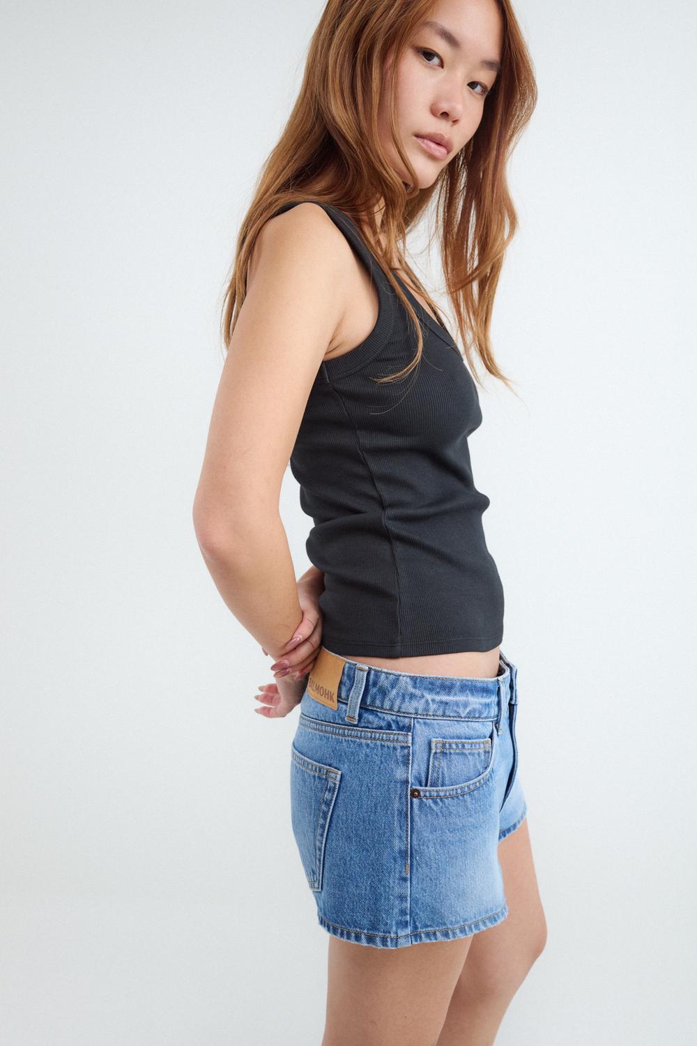 Bermuda de Jean BASIC - Medium Blue Denim