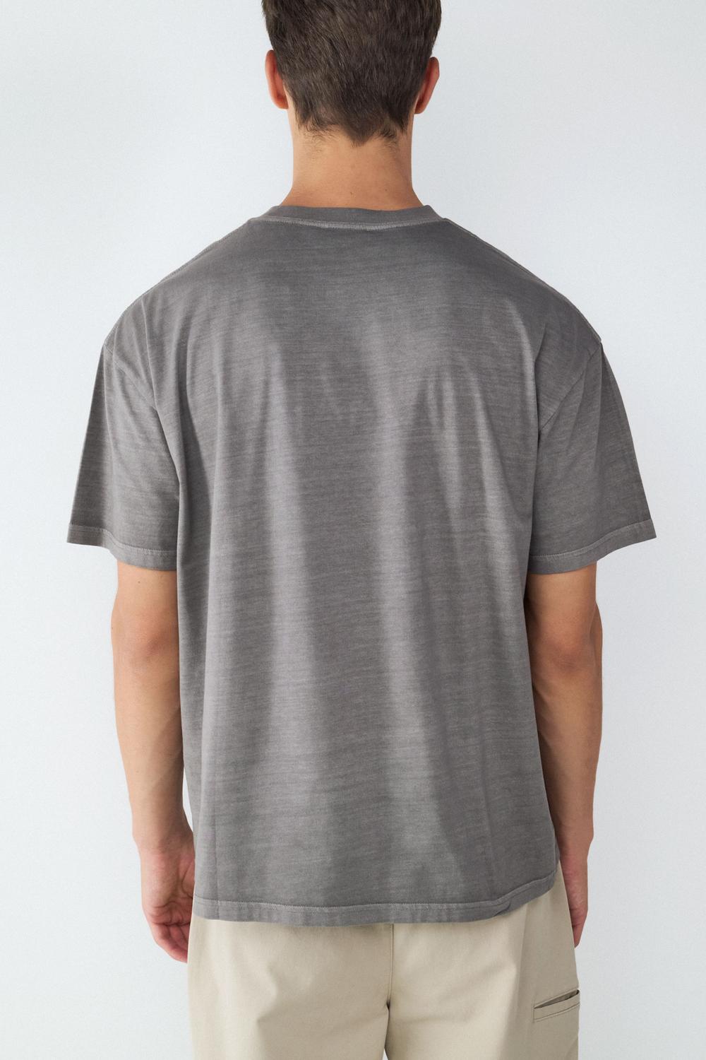 Remera Relaxed Washed - Grey