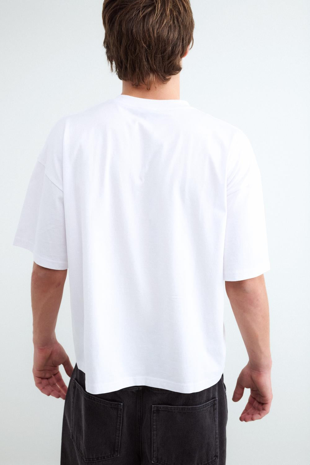 Remera Relaxed Fit Heart Break - White