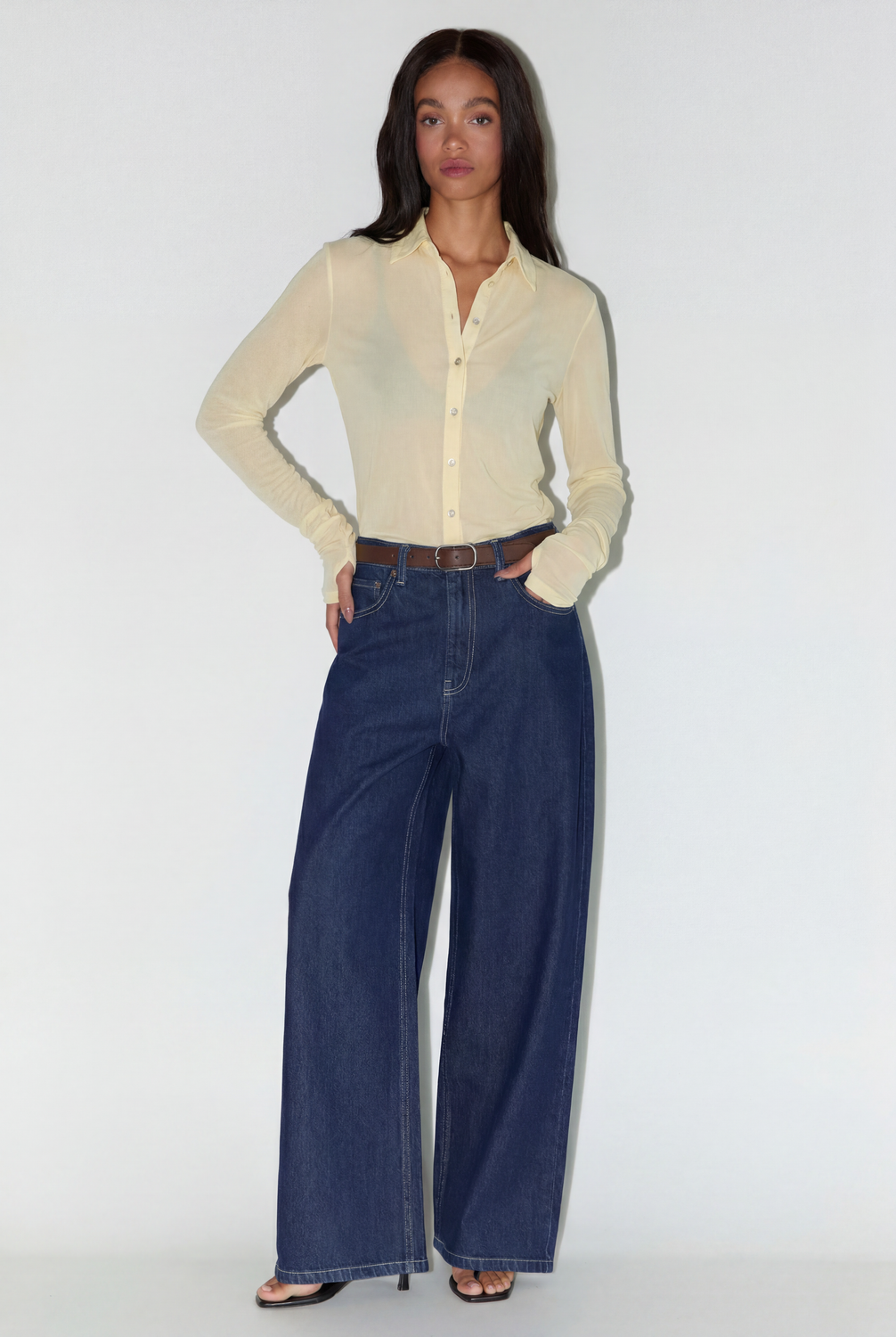 Camisa Elastic - Blazing Yellow