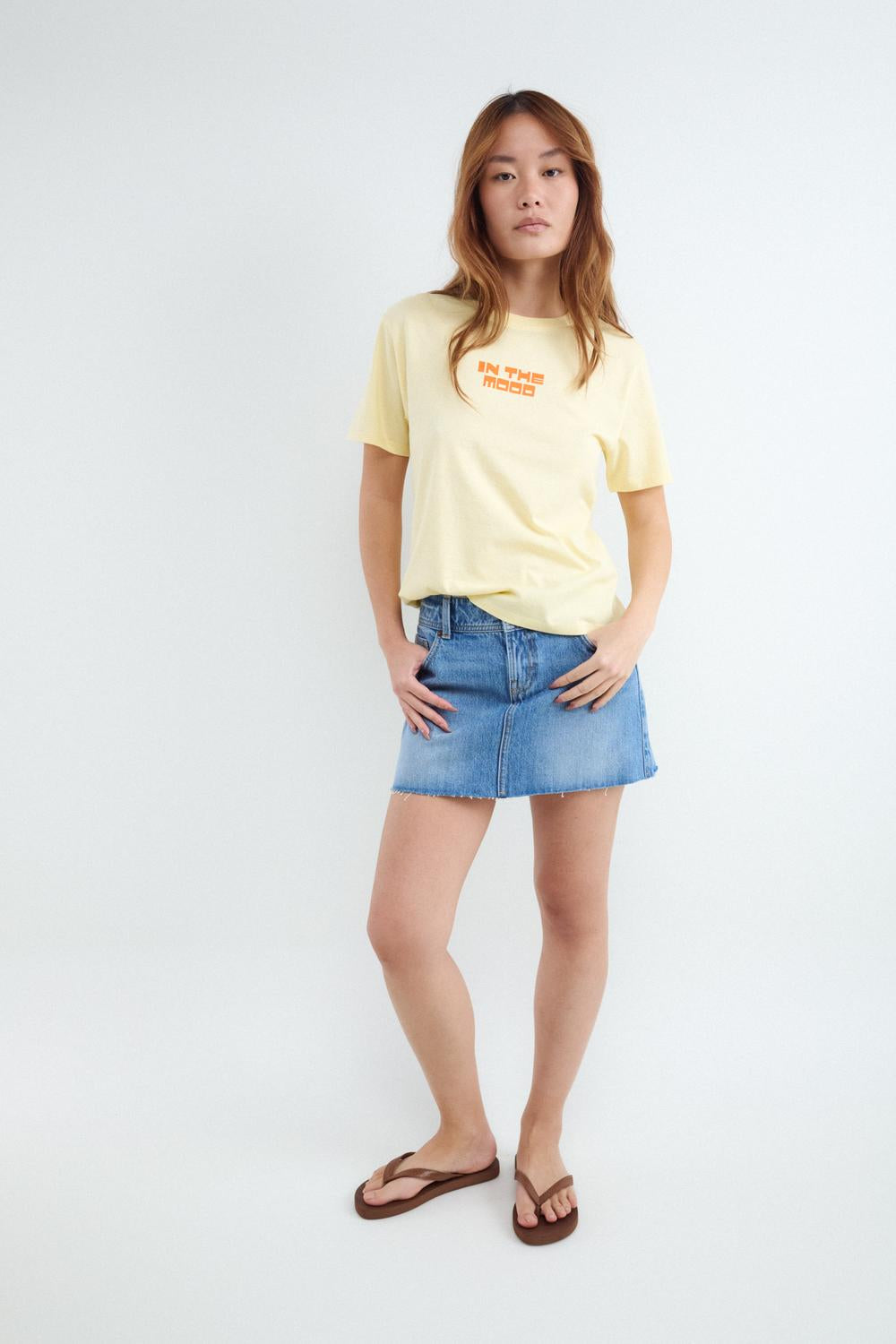 Remera Regular For Good Gossip - Blazing Yellow
