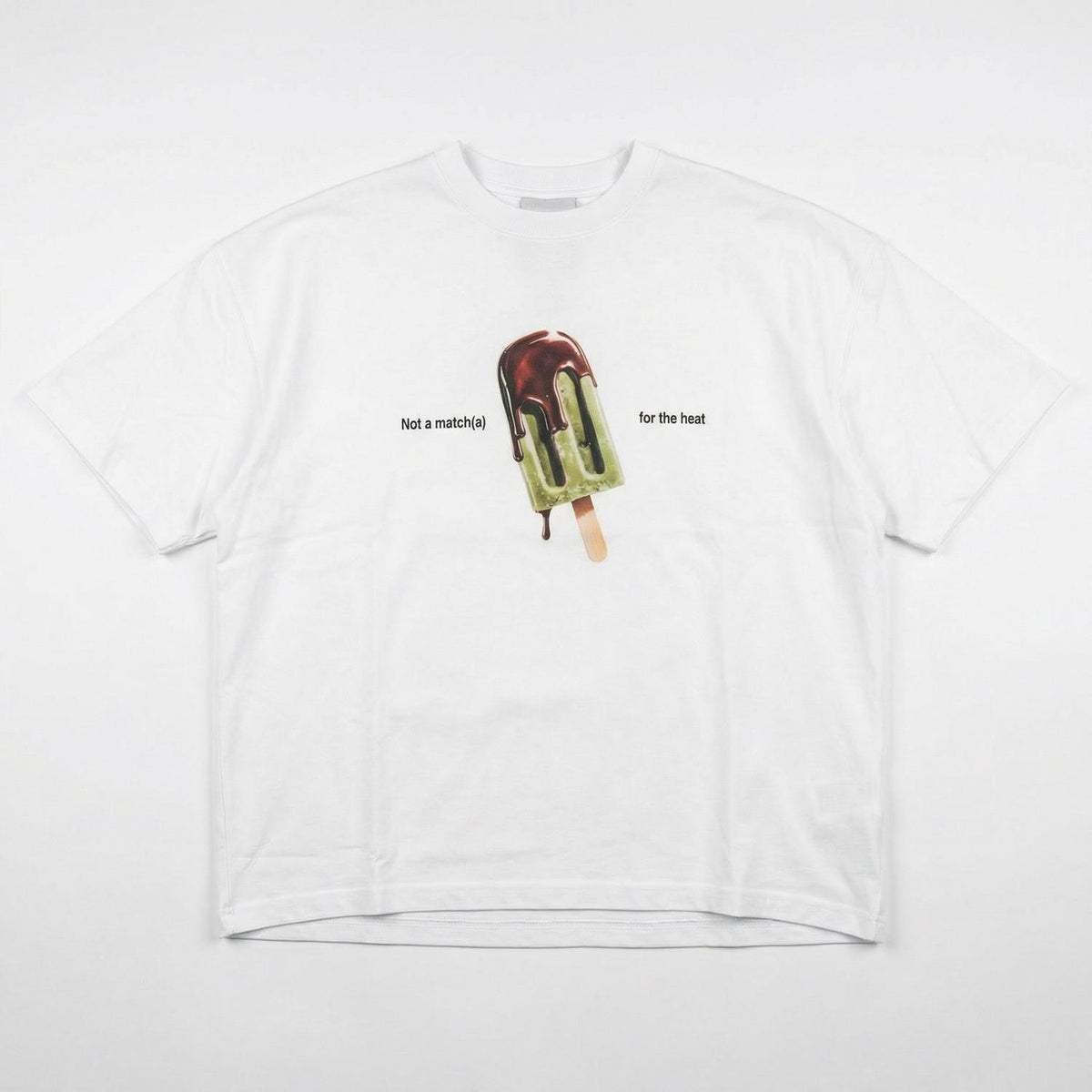 Remera Boxy Ice Cream - White