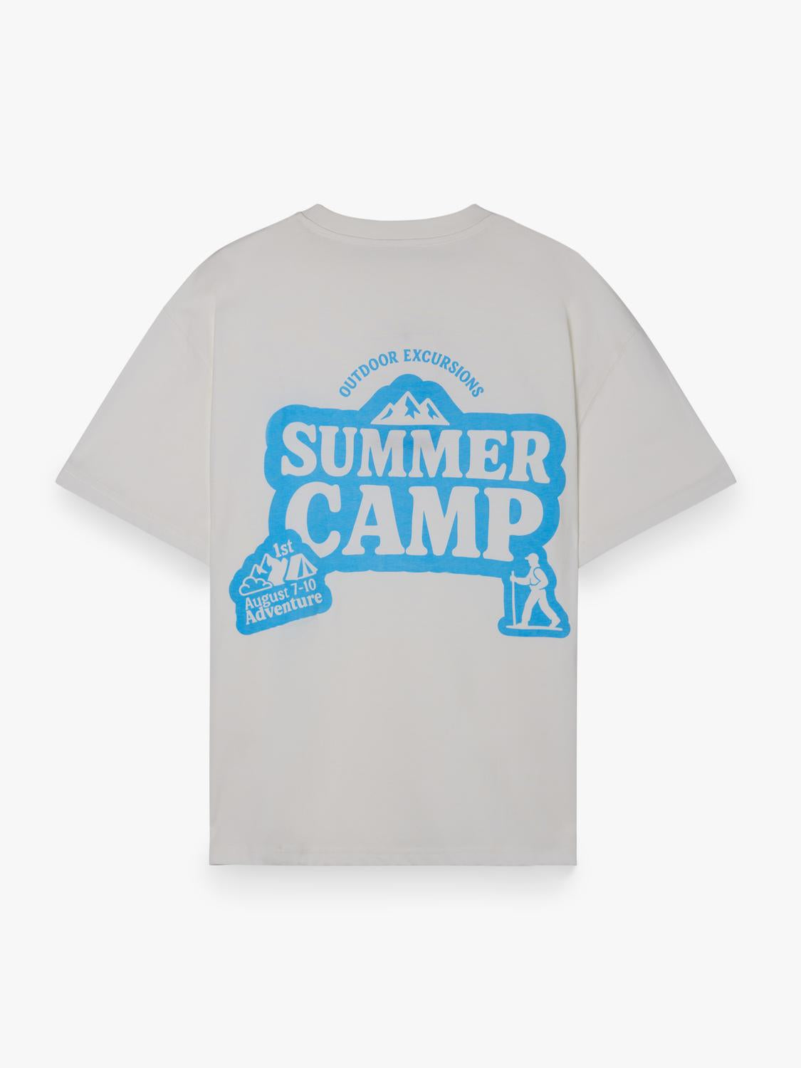 Remera Relaxed Print Summer - White