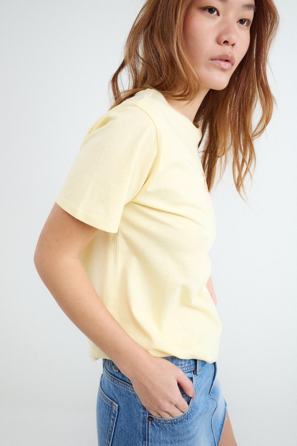Remera Regular For Good Gossip - Blazing Yellow