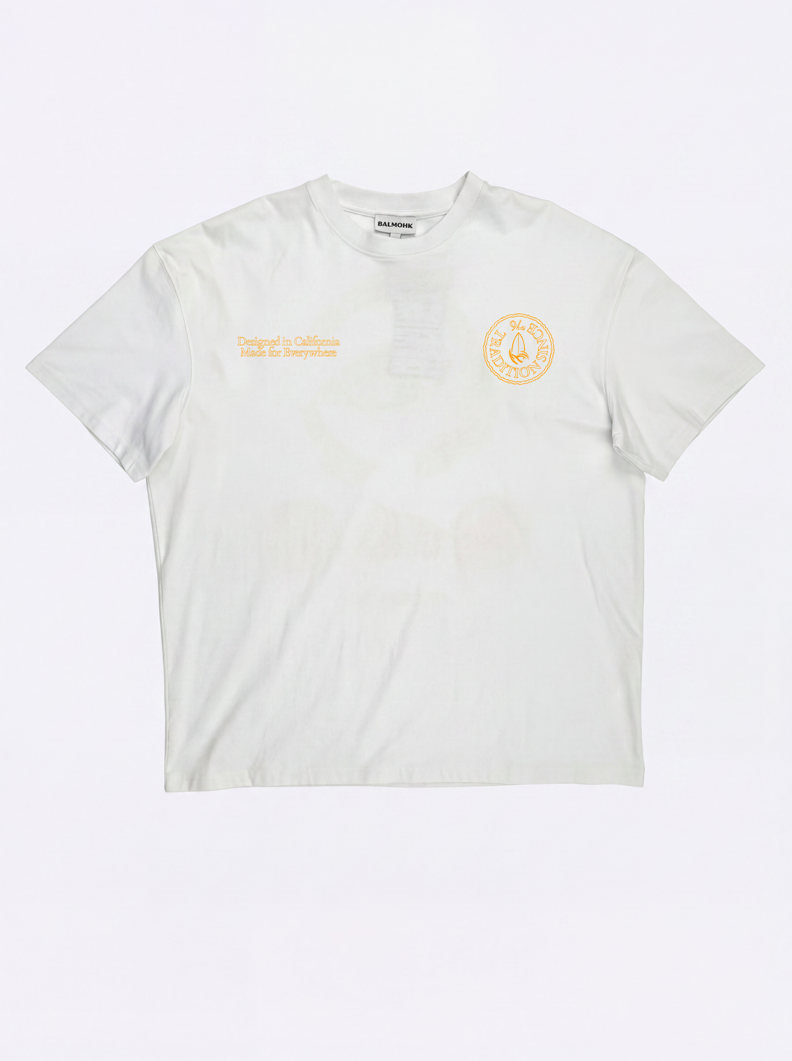 Remera Relaxed Ocean - White