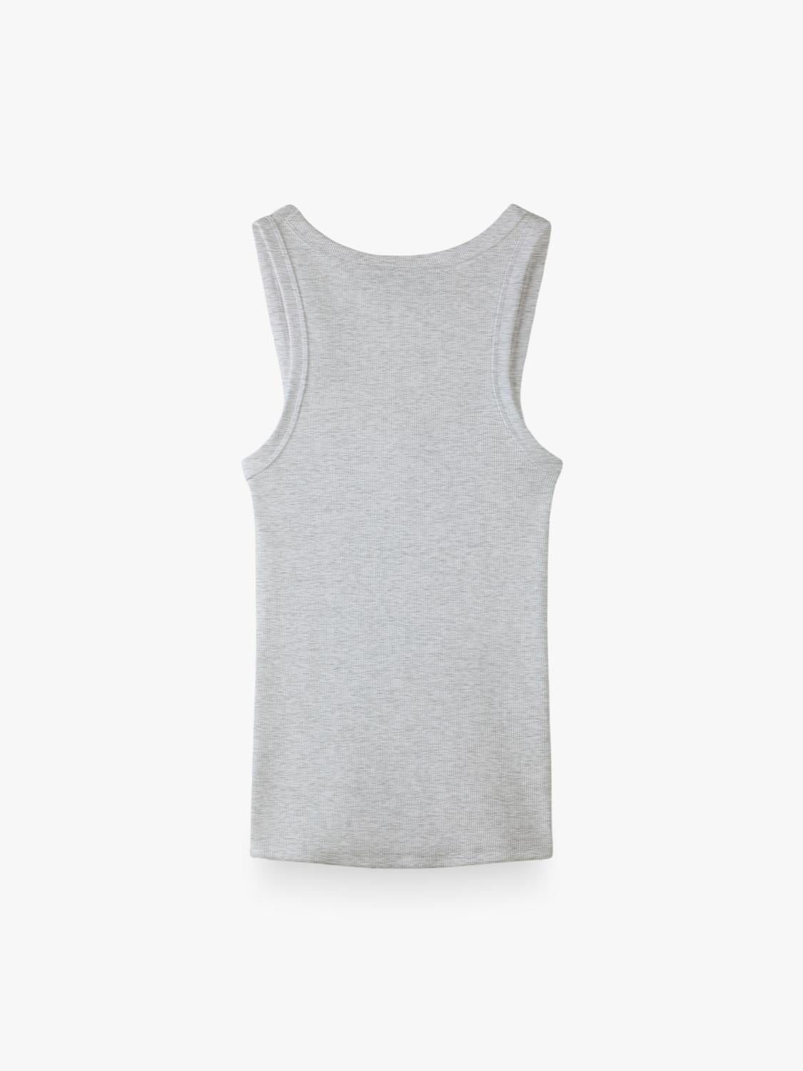 Top Regular Basic Tank - Grey Melange