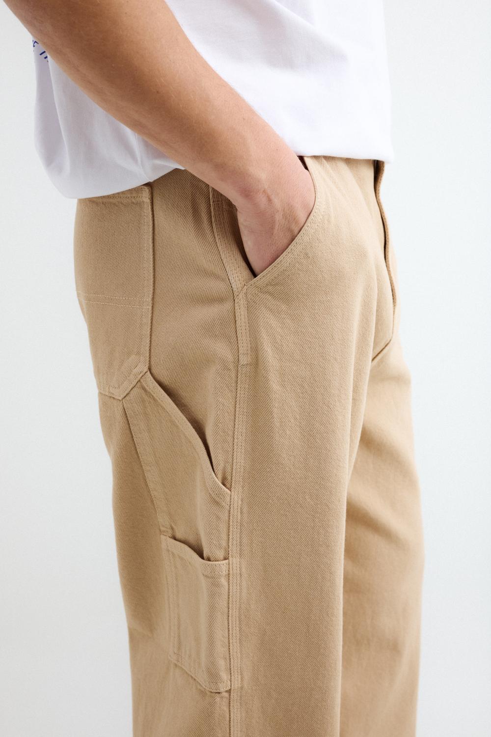 Pantalón RELAXED FIT CARPENTER PACO - Beige